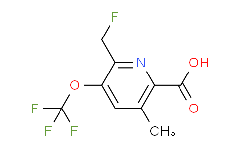 AM201587 | 1361712-62-0 | 2-(Fluoromethyl)-5-methyl-3-(trifluoromethoxy)pyridine-6-carboxylic acid