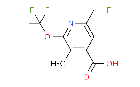 6-(Fluoromethyl)-3-methyl-2-(trifluoromethoxy)pyridine-4-carboxylic acid