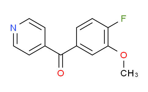 4-(4-Fluoro-3-methoxybenzoyl)pyridine