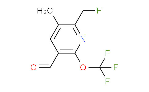 AM201679 | 1361820-56-5 | 2-(Fluoromethyl)-3-methyl-6-(trifluoromethoxy)pyridine-5-carboxaldehyde