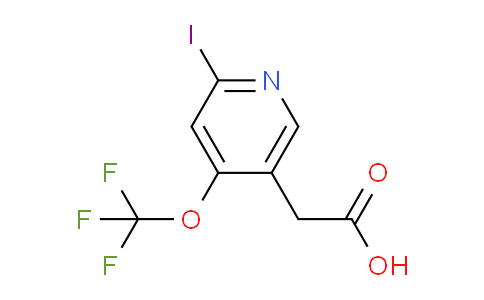 2-Iodo-4-(trifluoromethoxy)pyridine-5-acetic acid