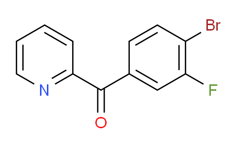 2-(4-Bromo-3-fluorobenzoyl)pyridine