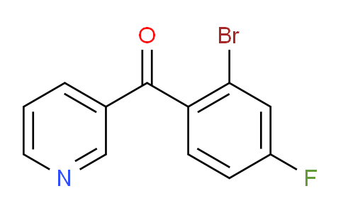 3-(2-Bromo-4-fluorobenzoyl)pyridine