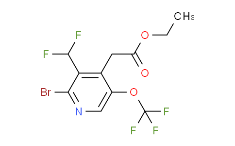 AM20173 | 1803959-57-0 | Ethyl 2-bromo-3-(difluoromethyl)-5-(trifluoromethoxy)pyridine-4-acetate