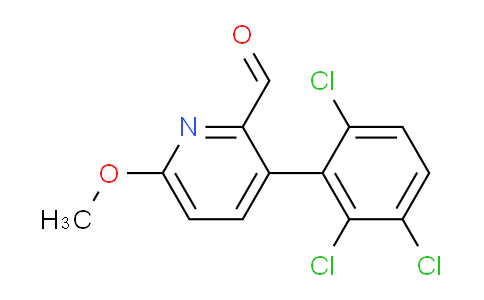 6-Methoxy-3-(2,3,6-trichlorophenyl)picolinaldehyde