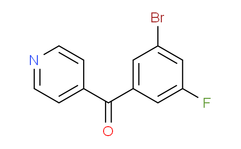 4-(3-Bromo-5-fluorobenzoyl)pyridine