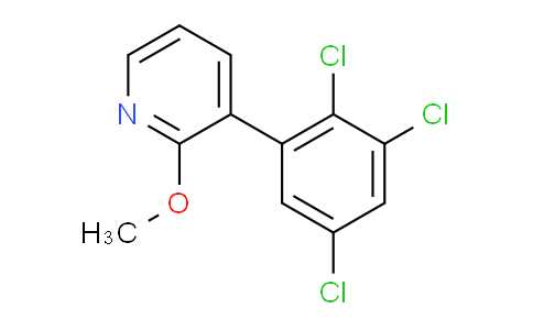 2-Methoxy-3-(2,3,5-trichlorophenyl)pyridine