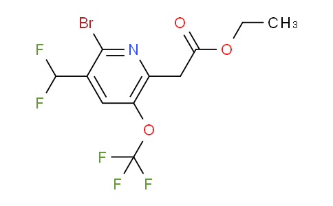 AM20174 | 1804729-86-9 | Ethyl 2-bromo-3-(difluoromethyl)-5-(trifluoromethoxy)pyridine-6-acetate