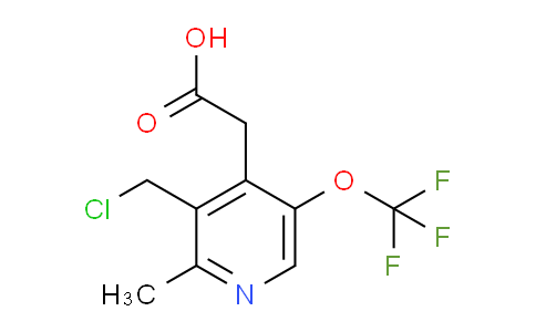 3-(Chloromethyl)-2-methyl-5-(trifluoromethoxy)pyridine-4-acetic acid
