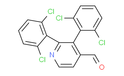 2,3-Bis(2,6-dichlorophenyl)isonicotinaldehyde