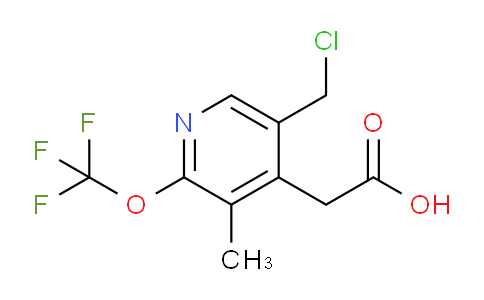 5-(Chloromethyl)-3-methyl-2-(trifluoromethoxy)pyridine-4-acetic acid