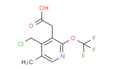 4-(Chloromethyl)-5-methyl-2-(trifluoromethoxy)pyridine-3-acetic acid