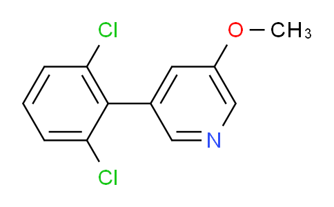 3-(2,6-Dichlorophenyl)-5-methoxypyridine
