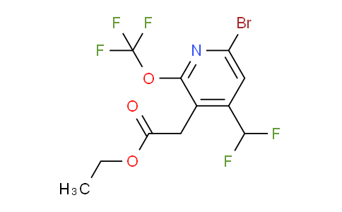 AM20182 | 1803914-25-1 | Ethyl 6-bromo-4-(difluoromethyl)-2-(trifluoromethoxy)pyridine-3-acetate