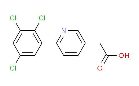2-(2,3,5-Trichlorophenyl)pyridine-5-acetic acid
