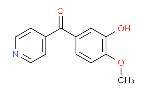 4-(3-Hydroxy-4-methoxybenzoyl)pyridine
