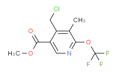 Methyl 4-(chloromethyl)-3-methyl-2-(trifluoromethoxy)pyridine-5-carboxylate