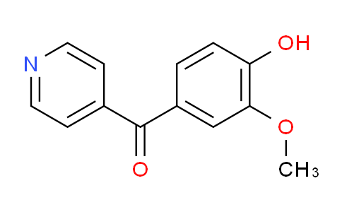 AM201839 | 125629-34-7 | 4-(4-Hydroxy-3-methoxybenzoyl)pyridine
