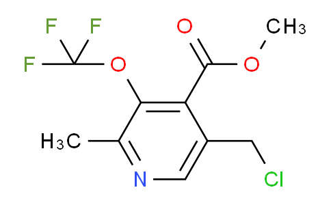 Methyl 5-(chloromethyl)-2-methyl-3-(trifluoromethoxy)pyridine-4-carboxylate