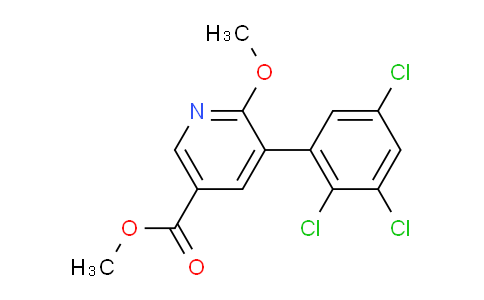 AM201863 | 1361508-98-6 | Methyl 6-methoxy-5-(2,3,5-trichlorophenyl)nicotinate