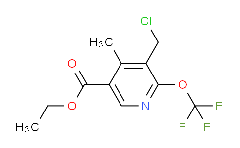 AM201869 | 1361786-21-1 | Ethyl 3-(chloromethyl)-4-methyl-2-(trifluoromethoxy)pyridine-5-carboxylate