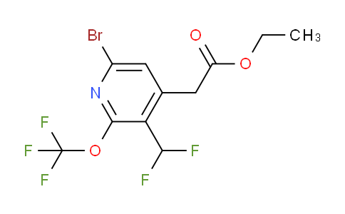AM20187 | 1803914-28-4 | Ethyl 6-bromo-3-(difluoromethyl)-2-(trifluoromethoxy)pyridine-4-acetate