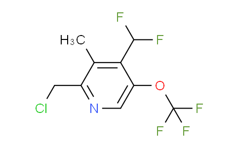 2-(Chloromethyl)-4-(difluoromethyl)-3-methyl-5-(trifluoromethoxy)pyridine