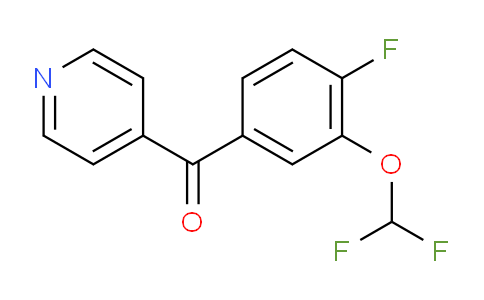 AM201898 | 1261783-34-9 | 4-(4-Fluoro-3-(difluoromethoxy)benzoyl)pyridine