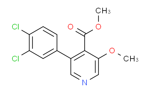 AM201914 | 1361739-72-1 | Methyl 3-(3,4-dichlorophenyl)-5-methoxyisonicotinate