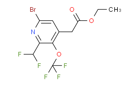 AM20194 | 1804551-36-7 | Ethyl 6-bromo-2-(difluoromethyl)-3-(trifluoromethoxy)pyridine-4-acetate