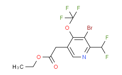 AM20195 | 1806232-61-0 | Ethyl 3-bromo-2-(difluoromethyl)-4-(trifluoromethoxy)pyridine-5-acetate