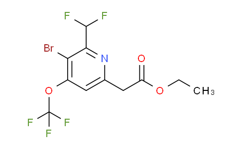 AM20196 | 1806079-53-7 | Ethyl 3-bromo-2-(difluoromethyl)-4-(trifluoromethoxy)pyridine-6-acetate