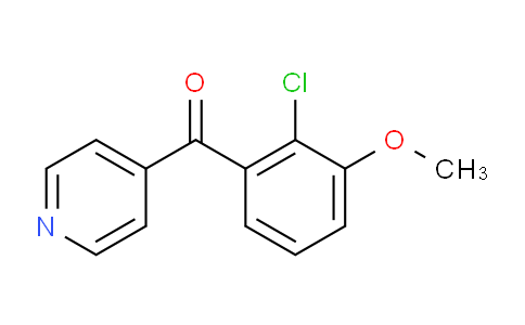 4-(2-Chloro-3-methoxybenzoyl)pyridine