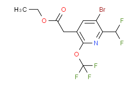 AM20200 | 1804752-57-5 | Ethyl 3-bromo-2-(difluoromethyl)-6-(trifluoromethoxy)pyridine-5-acetate