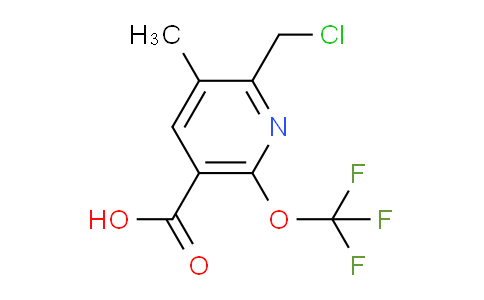 AM202003 | 1361852-34-7 | 2-(Chloromethyl)-3-methyl-6-(trifluoromethoxy)pyridine-5-carboxylic acid
