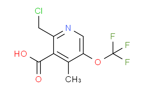 AM202004 | 1361897-84-8 | 2-(Chloromethyl)-4-methyl-5-(trifluoromethoxy)pyridine-3-carboxylic acid