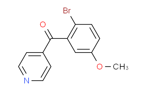 AM202006 | 1261584-08-0 | 4-(2-Bromo-5-methoxybenzoyl)pyridine