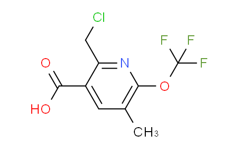 AM202016 | 1361710-10-2 | 2-(Chloromethyl)-5-methyl-6-(trifluoromethoxy)pyridine-3-carboxylic acid