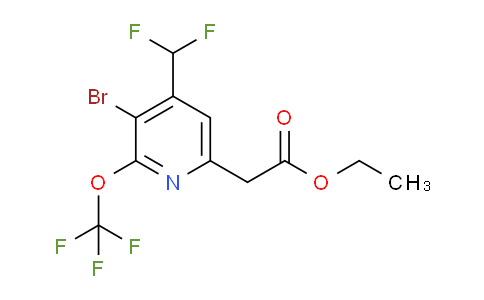 AM20202 | 1806239-45-1 | Ethyl 3-bromo-4-(difluoromethyl)-2-(trifluoromethoxy)pyridine-6-acetate