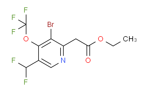 AM20209 | 1803914-31-9 | Ethyl 3-bromo-5-(difluoromethyl)-4-(trifluoromethoxy)pyridine-2-acetate