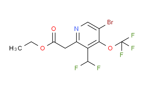 AM20210 | 1804000-76-7 | Ethyl 5-bromo-3-(difluoromethyl)-4-(trifluoromethoxy)pyridine-2-acetate