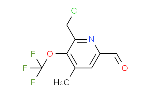 AM202113 | 1361874-98-7 | 2-(Chloromethyl)-4-methyl-3-(trifluoromethoxy)pyridine-6-carboxaldehyde