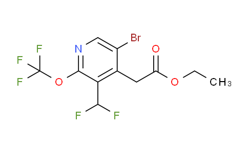 AM20212 | 1806232-72-3 | Ethyl 5-bromo-3-(difluoromethyl)-2-(trifluoromethoxy)pyridine-4-acetate