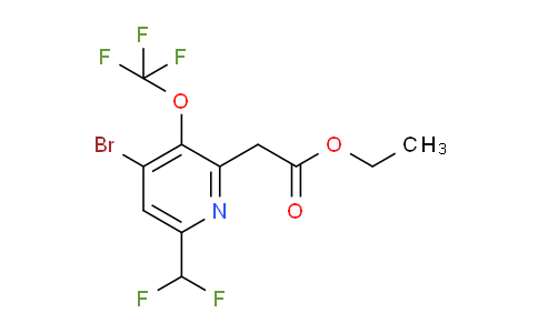 AM20216 | 1804000-80-3 | Ethyl 4-bromo-6-(difluoromethyl)-3-(trifluoromethoxy)pyridine-2-acetate
