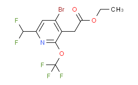 AM20218 | 1803643-52-8 | Ethyl 4-bromo-6-(difluoromethyl)-2-(trifluoromethoxy)pyridine-3-acetate