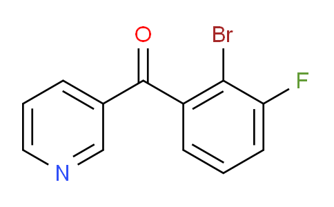 3-(2-Bromo-3-fluorobenzoyl)pyridine