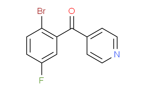 4-(2-Bromo-5-fluorobenzoyl)pyridine