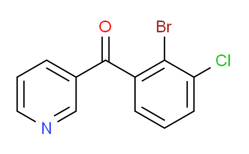3-(2-Bromo-3-chlorobenzoyl)pyridine