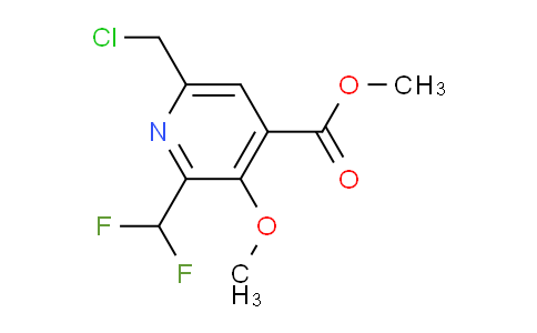 Methyl 6-(chloromethyl)-2-(difluoromethyl)-3-methoxypyridine-4-carboxylate