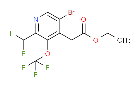AM20225 | 1804363-74-3 | Ethyl 5-bromo-2-(difluoromethyl)-3-(trifluoromethoxy)pyridine-4-acetate